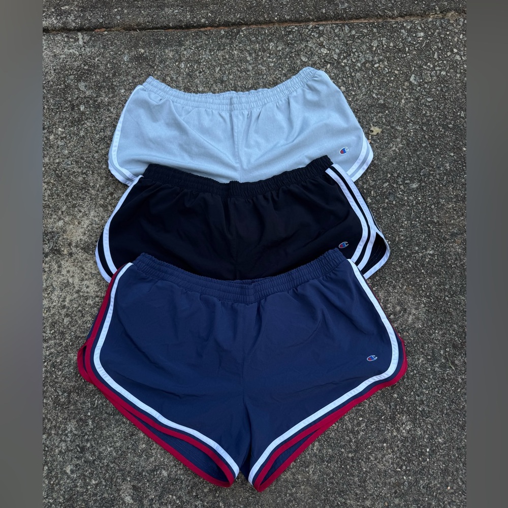Set of 3- Champion Athletic Running Shorts